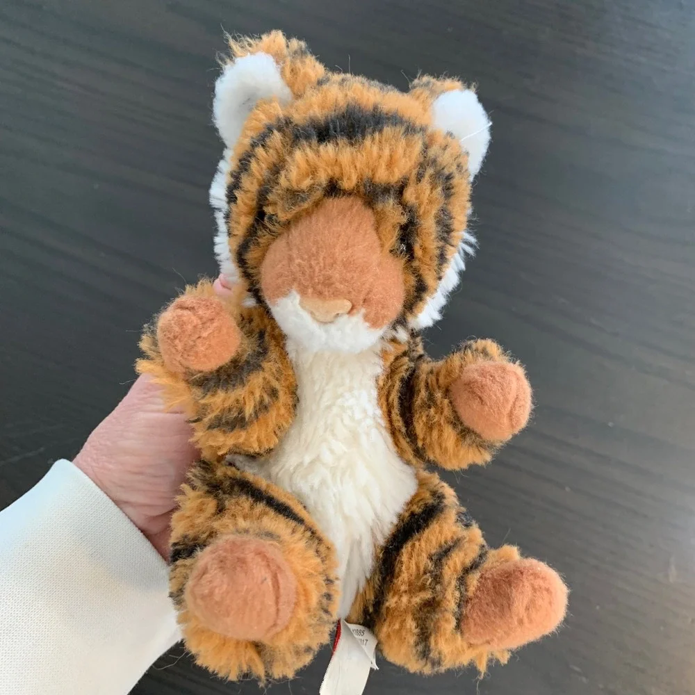 Douglas Cuddle Toys Tiger Plush Stuffed Animal Orange Black Striped 8‎ Inch